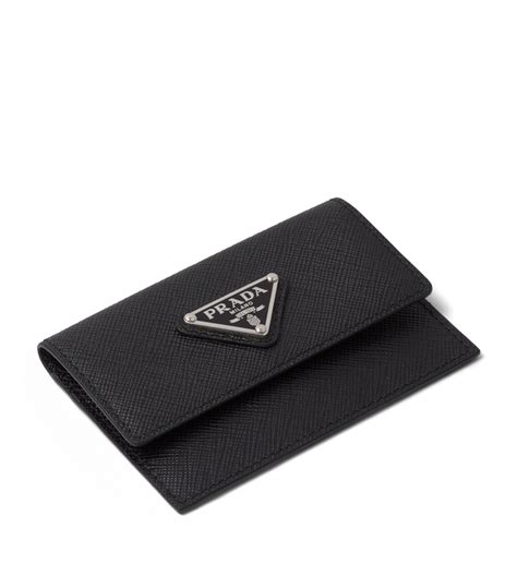 prada saffiano pull tab for zipper|Black Saffiano Leather Card Holder .